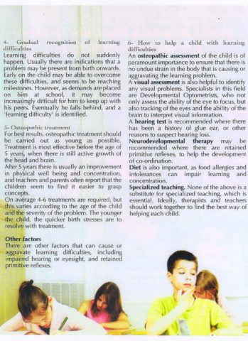 CRANIAL OSTEOPATHIC MEDICINE FOR LEARNING DIFFICULTIES AND SPECIAL NEEDS - SEPTEMBER 2009 (3)
