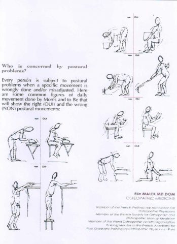 OSTEOPATHIC MEDICINE AND POSTURE FOR MOMS AND TO BE- JUNE 2009 (1)